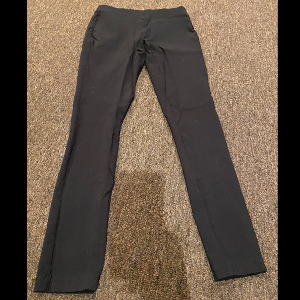 EUC MICHAEL KORS Junior Ladies Dress Pants S Black Straight Classic Slacks - Picture 2 of 3
